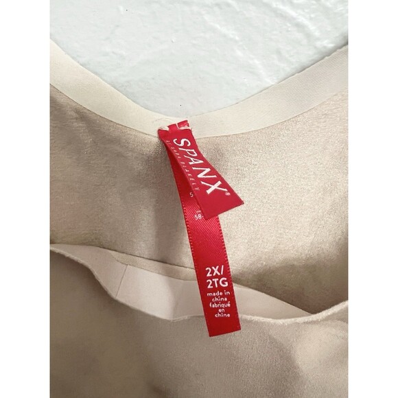 Spanx OnCore Bodysuit Panty Open Bust Firm Control Shapewear Size 2X Nude - Picture 5 of 6